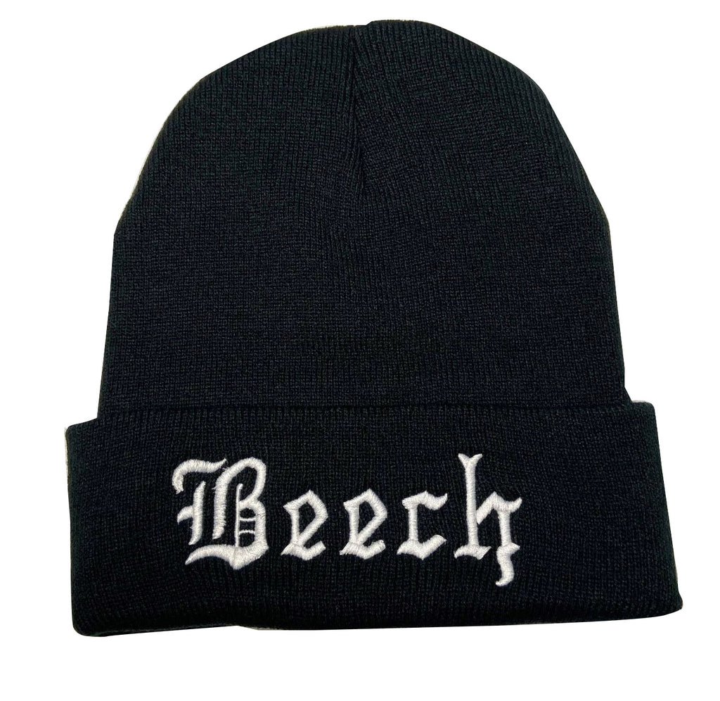 "Beech" 12" Embroidered Beanie