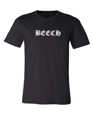 " Beech"  Embroidered Short Sleeve Super Soft Premium Unisex T shirt